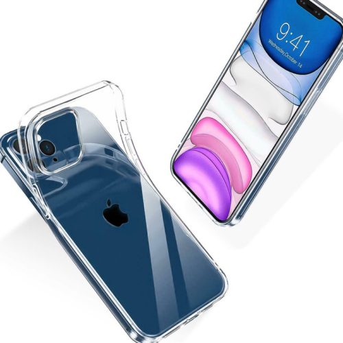 Átlátszó szilikon telefontok - iPhone 12 Pro készülékhez