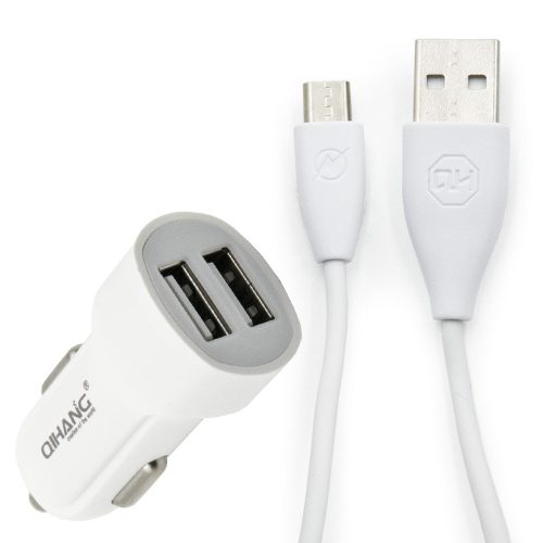 Autós töltő Micro USB kábellel, szivargyújtó adapterrel