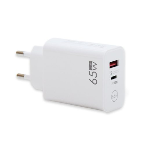 Hálózati gyorstöltő adapter USB és Type-C csatlakozókkal