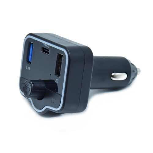  2 USB-s Bluetooth FM transzmitter 1 USB-C-s csatlakozóval