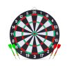 Kétoldalú darts tábla, 29 cm átmérővel