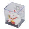 Szerencsét hozó maneki-neko,  japán "integető" macska - fehér (MLY23056)