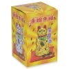 Szerencsét hozó maneki-neko,  japán "integető" macska - arany (MLY46A)